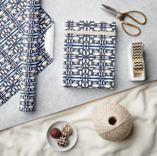 Geometrisch patroon cadeaupapier