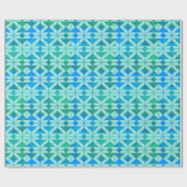 Geometrisch patroon cadeaupapier (Vlak)