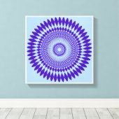 Geometrisch patroon canvas afdruk (Insitu (Houten vloer))