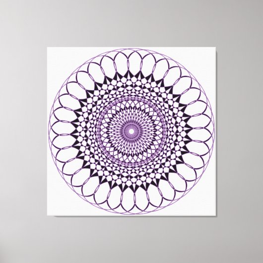 Geometrisch patroon canvas afdruk (Voorkant)