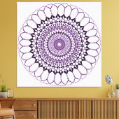 Geometrisch patroon canvas afdruk (Insitu (Woonkamer))