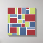 Geometrisch Patroon canvas afdrukken (Voorkant)