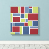 Geometrisch Patroon canvas afdrukken (Insitu (Houten vloer))