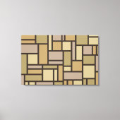 Geometrisch Patroon canvas afdrukken (Voorkant)