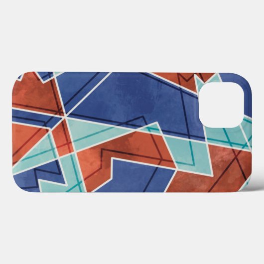 Geometrisch patroon Case-Mate iPhone case (Achterkant (horizontaal))