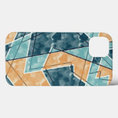 Geometrisch patroon Case-Mate iPhone case (Achterkant (horizontaal))