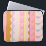 Geometrisch patroon Cute Roze en Pastel Colors Laptop Sleeve<br><div class="desc">Een zoet geometrisch ontwerp van moderne vormen in tinten roze en pastelkleuren. Klik op Aanpassen om tekst of afbeeldingen toe te voegen. Neem contact met me op met vragen of verzoeken.</div>