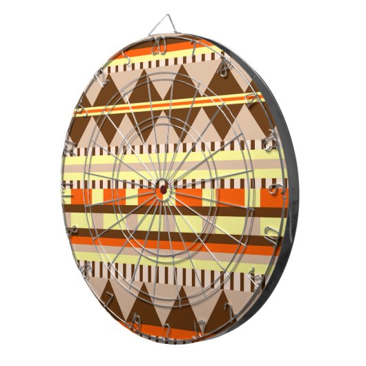 Geometrisch patroon dartbord (Voorkant Rechts)