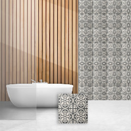 Geometrisch patroon Decoratief Quatrefoil Tegeltje