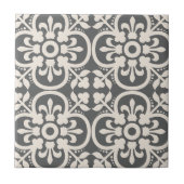 Geometrisch patroon Decoratief Quatrefoil Tegeltje (Voorkant)