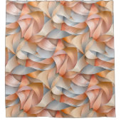 Geometrisch patroon douchegordijn (Voorkant)