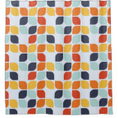  geometrisch patroon douchegordijn (Voorkant)