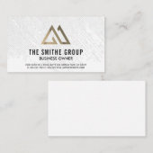 geometrisch patroon | Driehoek Logo Visitekaartje (Voorkant / Achterkant)