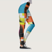 Geometrisch patroon en kleurrijk leggings (Rechts)