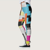Geometrisch patroon en kleurrijk leggings (Links)