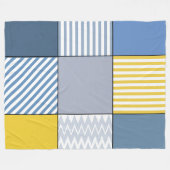 Geometrisch patroon fleece deken (Voorkant (Horizontaal))