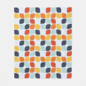 geometrisch patroon fleece deken (Voorkant)