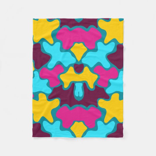  geometrisch patroon fleece deken (Voorkant)