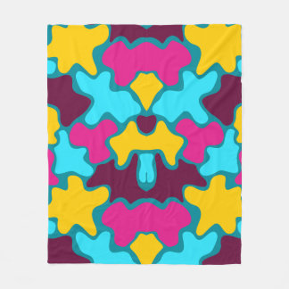  geometrisch patroon. fleece deken