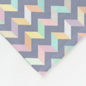 Geometrisch patroon fleece deken (Hoek)