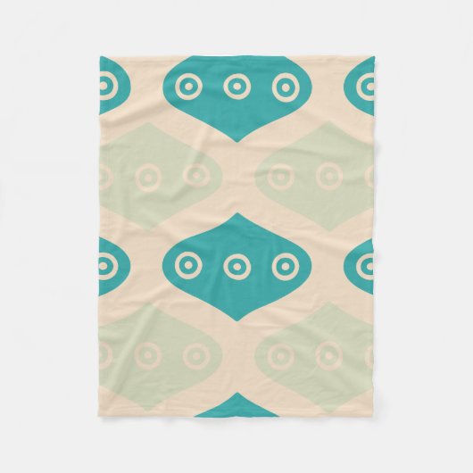  geometrisch patroon fleece deken (Voorkant)