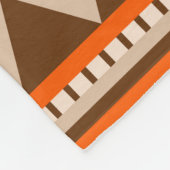 Geometrisch patroon fleece deken (Hoek)