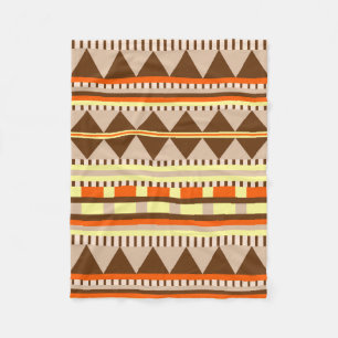 Geometrisch patroon fleece deken