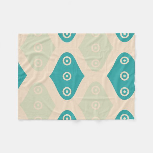 geometrisch patroon fleece deken (Voorkant (Horizontaal))