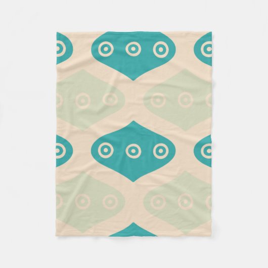  geometrisch patroon fleece deken (Voorkant)