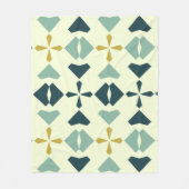  geometrisch patroon fleece deken (Voorkant)