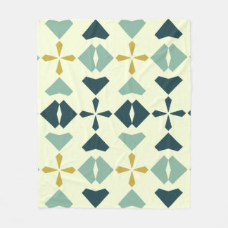  geometrisch patroon fleece deken