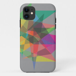 geometrisch patroon gelaagd kleurenkonofgeval Case-Mate iPhone case