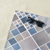 Geometrisch Patroon Gepersonaliseerd Guesthouse Strandlaken (In situ)