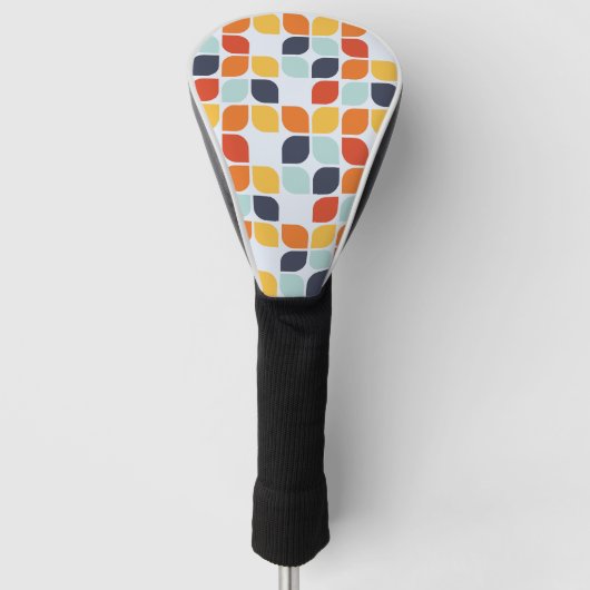 geometrisch patroon golfheadcover (Voorkant)