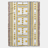 Geometrisch patroon gooien deken (Voorkant Verticaal)