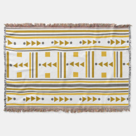 Geometrisch patroon gooien deken