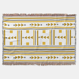 Geometrisch patroon gooien deken