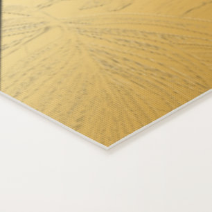 Geometrisch patroon Goud Paarse Groen Rood Yogamat