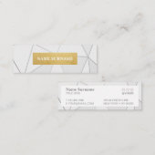 Geometrisch Patroon Goud Visitekaartje (Voorkant / Achterkant)