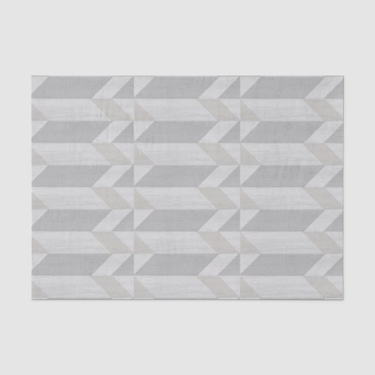 geometrisch patroon grijs houtweefsel papier (Voorkant)