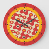 Geometrisch patroon grote klok (Voorkant)