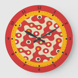 Geometrisch patroon grote klok