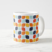  geometrisch patroon grote koffiekop (Voorkant rechts)