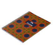 Geometrisch patroon Herfst gekleurd Notitieboek (Linkerzijde)