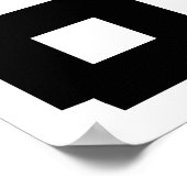 geometrisch patroon. Herhalingselementen Poster (Hoek)