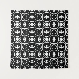 geometrisch patroon. Herhalingselementen Wandkleed