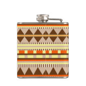 Geometrisch patroon heupfles (Achterkant)