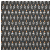 Geometrisch patroon Hoopoe Bird Stof (Swatch)