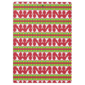 Geometrisch patroon I van de Rucava Red en white f Klembord (Achterkant)