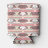 Geometrisch patroon in aztec-stijl 2 blikjeskoeler (Voorkant)